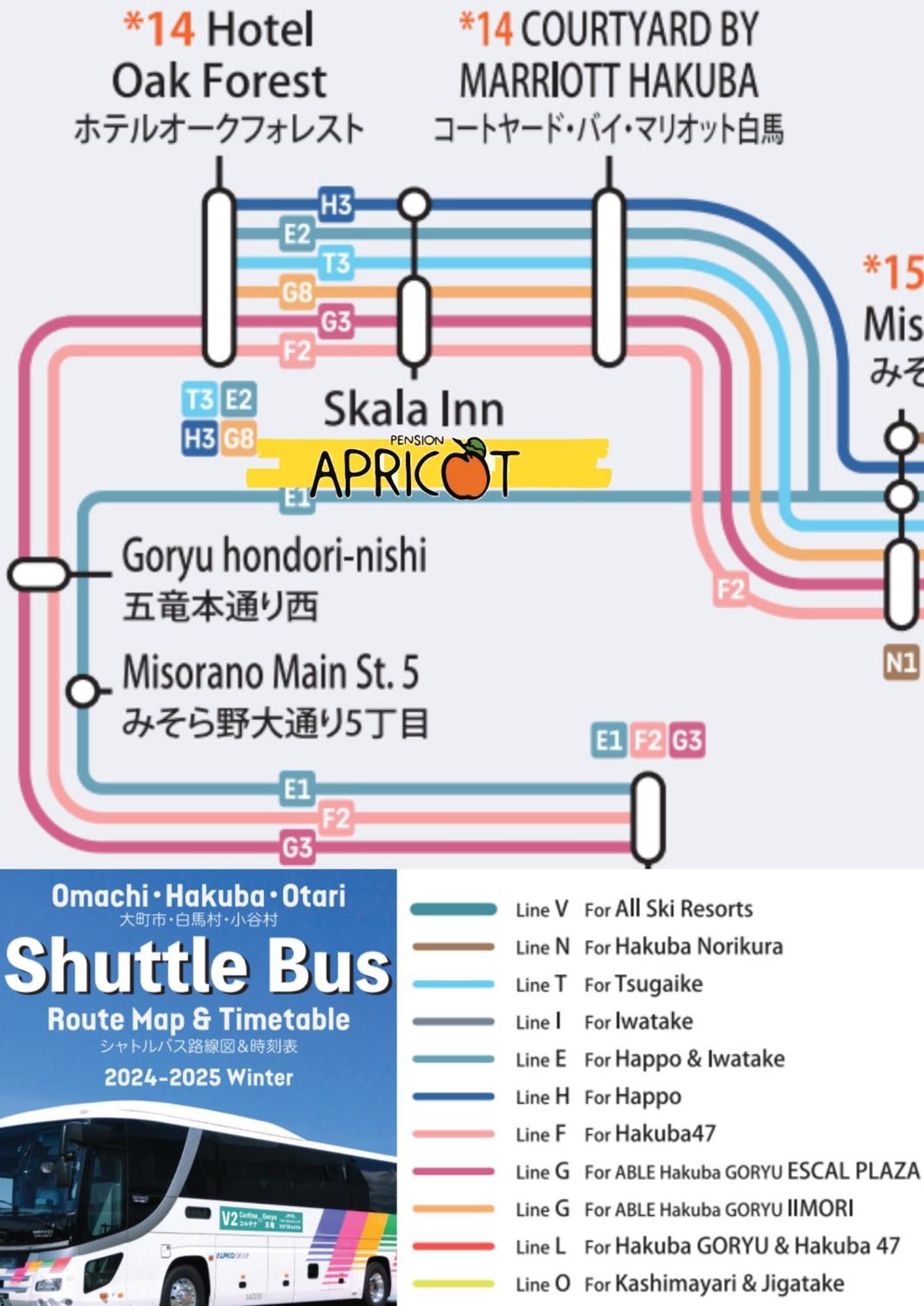 Apricot Pension Hakuba Dış mekan fotoğraf